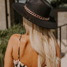 Love Of Lattes Felt Fedora In Black Image - 1