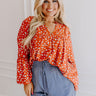 The Best News Babydoll Top in Tangerine Curves Image - 1