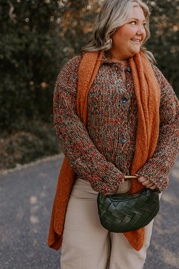 London Fog Ultra Soft Scarf In Pumpkin Image - 1