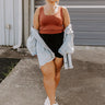 Basic Instincts Seamless Tank In Dark Rust Curves Image - 1