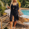See You Poolside Mesh Cover Up in Black Curves Image - 1