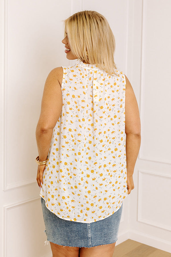 Drifting Into Dreams Shift Top In White Curves Image - 4