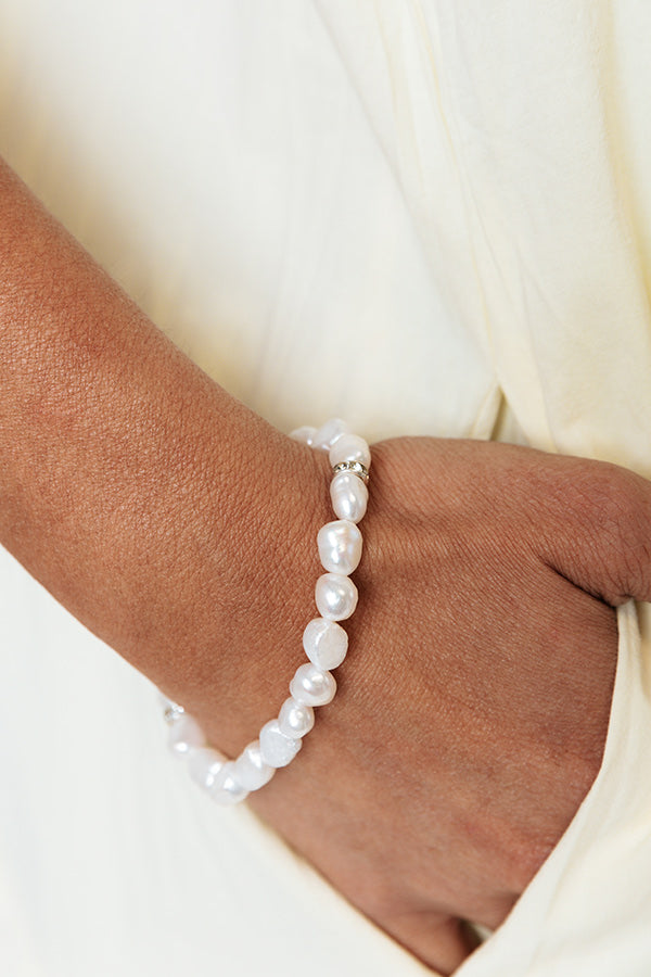Stolen Kiss Fresh Water Pearl Bracelet Image - 2