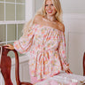 Coastal Cure Floral Top In Pink Curves Image - 1