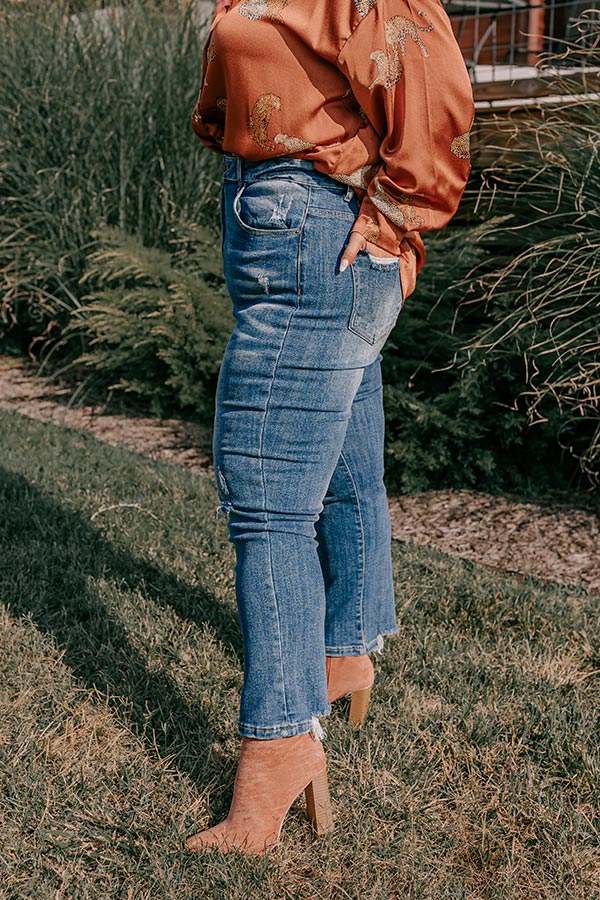Risen The Hartlen High Waist Distressed Jean Curves Image - 3