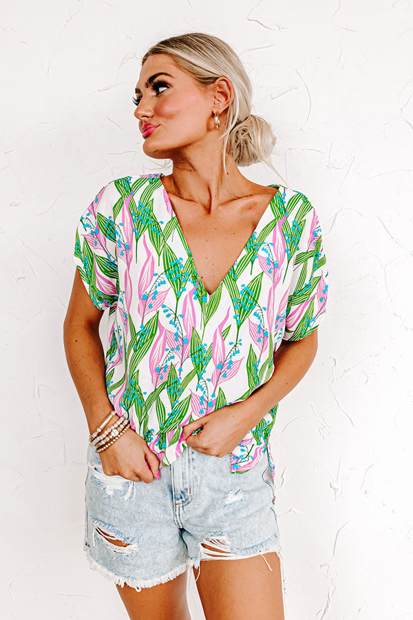 Timeless Beauty Shift Top In Green Image - 5