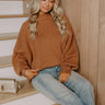 Full Of Warmth Tunic Sweater In Camel Image - 1