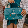 Make Your Debut Faux Leather Purse In Hunter Green Image - 1