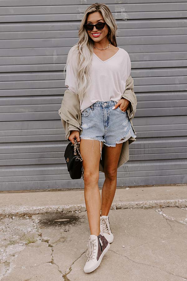 Calm And Curious Shift Top In Birch Image - 1