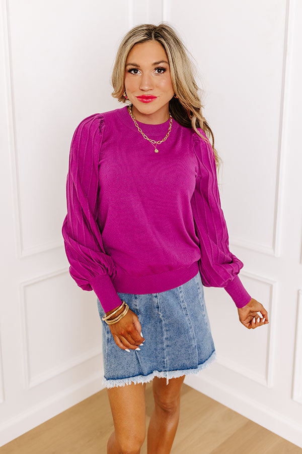 Act Out Of Love Top In Orchid