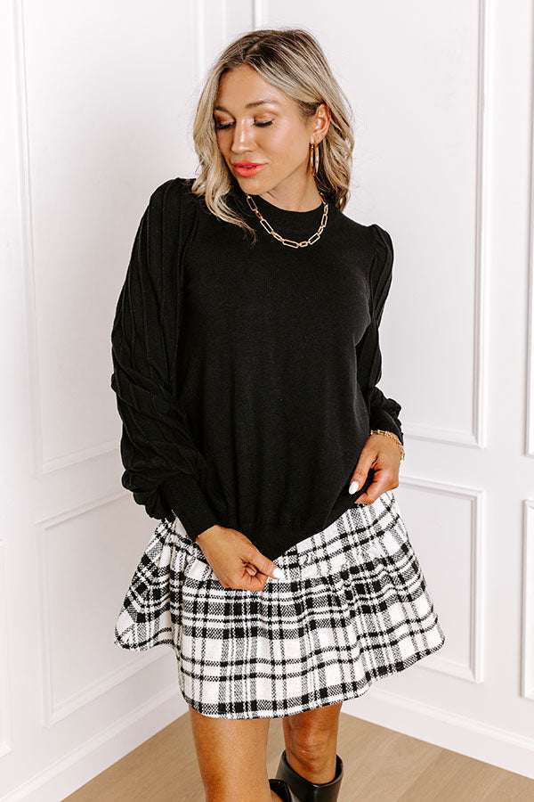 Act Out Of Love Top In Black
