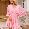 Daytona Date Night Dress In Pink Image - 1