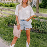 Need A Retreat Knit Top In Ivory Image - 1