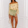 Weekend Oasis Floral Crop Top Image - 1