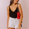 Cool Cruise Knit Crop Tank In Black Image - 1