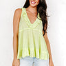 Sunshine Needed Shift Top In Lime Image - 1