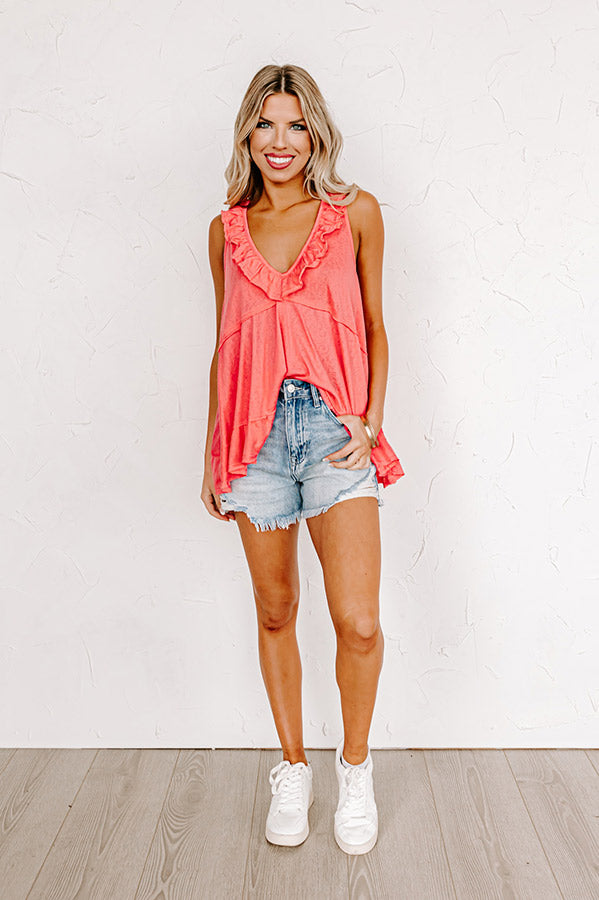 Sunshine Needed Shift Top In Neon Pink Image - 2