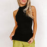 New York Grove Ribbed Top In Black Image - 1