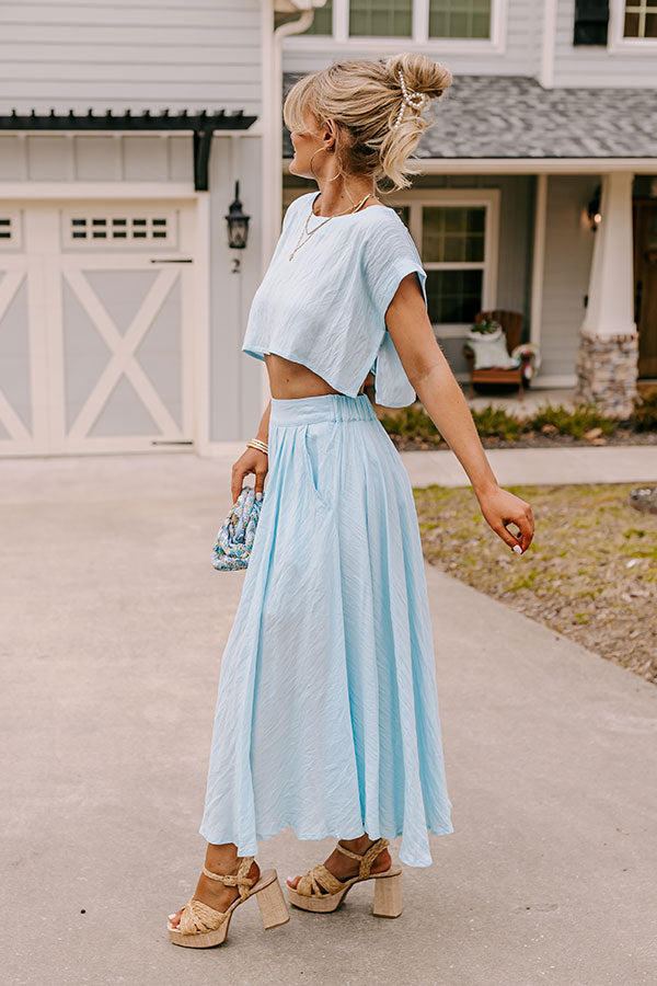 Tranquil Tides Crop Top Image - 3