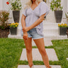 Sunrise Kisses Babydoll Top In Serenity Image - 1