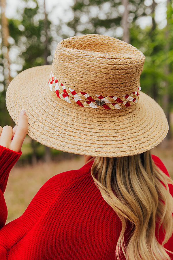 Casual Lake Weekend Raffia Fedora