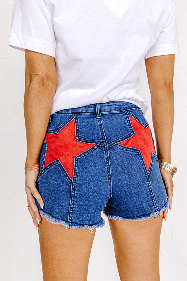 The Firework High Waist Shorts Image - 2