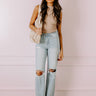 The Gilmore High Waist Distressed Flare Image - 1
