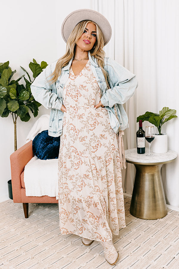 Check Her Stories Midi In Light Beige Curves Image - 2
