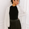 The Dottie Pleated Skort In Black Image - 1