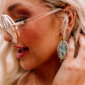 Kendra Scott Threaded Elle Gold Drop Earrings in Pastel Mix Image - 1