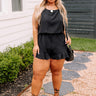 World Wide Adventure Romper In Black Curves Image - 1