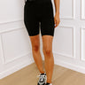 New Path High Waist Ribbed Biker Shorts Image - 1