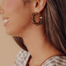 Feeling Confident Hoop Earrings Image - 1