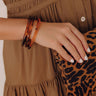 Everyday Excitement Bangle Bracelet Set In Tortoiseshell Image - 1