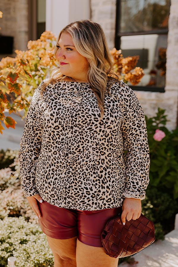 Dare To Indulge Leopard Shift Top Curves Image - 3