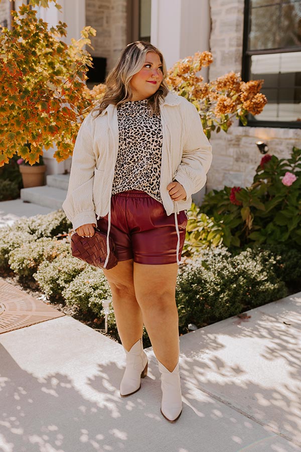 Dare To Indulge Leopard Shift Top Curves Image - 4