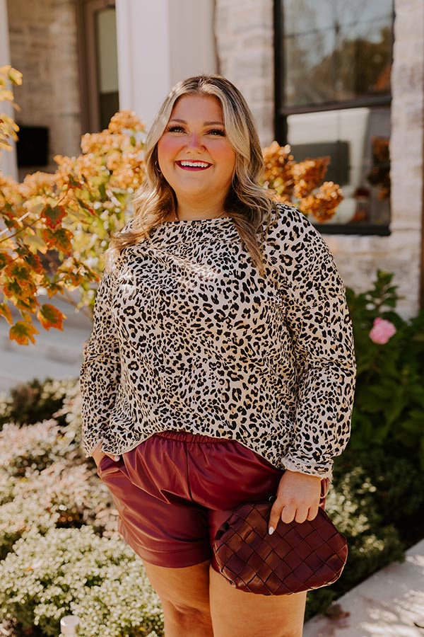 Dare To Indulge Leopard Shift Top Curves Image - 2