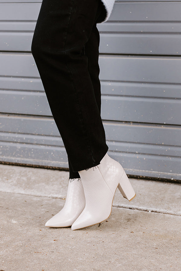 The Tisch Faux Leather Bootie Image - 1