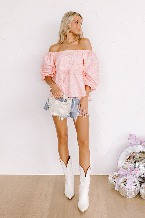 Cute On Repeat Babydoll Top In Pink Image - 2