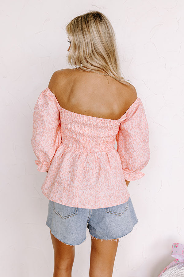 Cute On Repeat Babydoll Top In Pink Image - 5