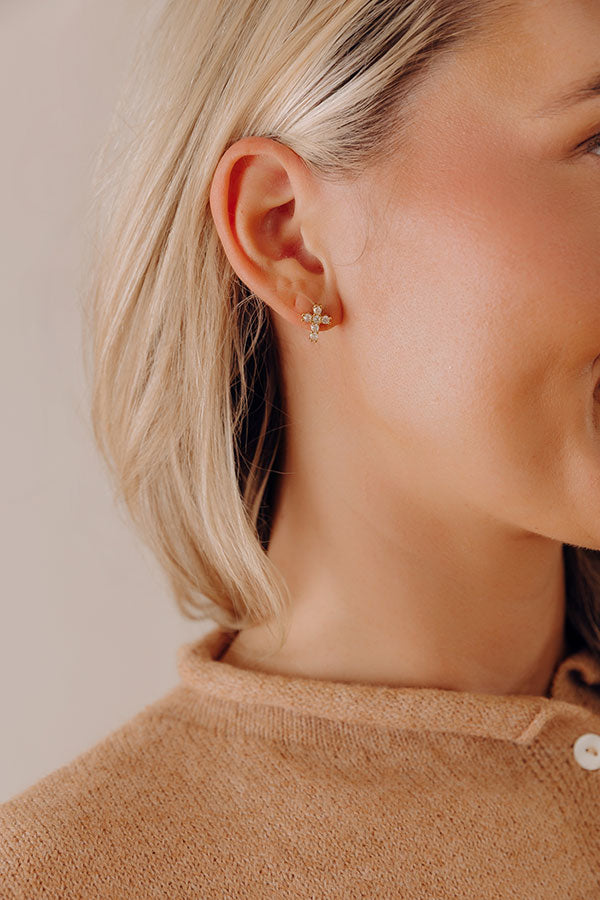 Close To Me Earrings In Gold