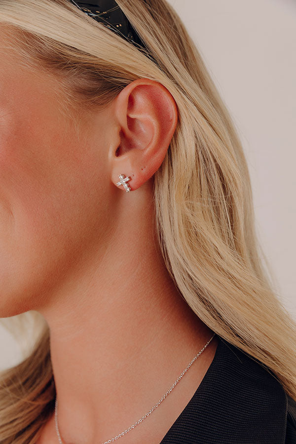 Close To Me Earrings In Silver Image - 1