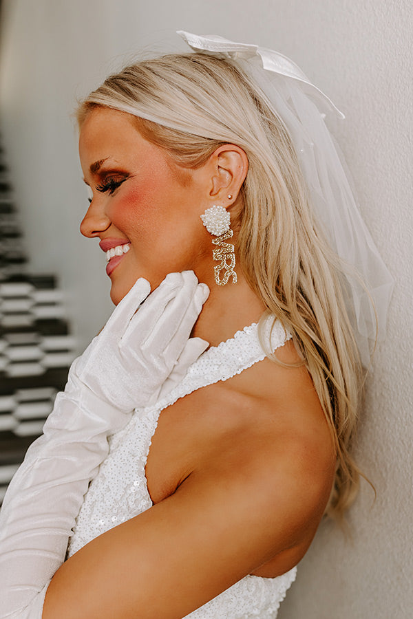 The Mrs. Earrings In Gold Image - 1