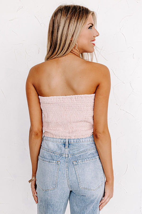 Magnolias And Mimosas Crop Top Image - 3