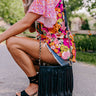 Right On Cue Fringe Crossbody In Black Image - 1