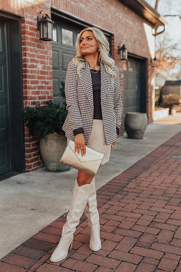The Gene Houndstooth Blazer Image - 2