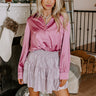 It's Giving Glamorous Satin Top Image - 1