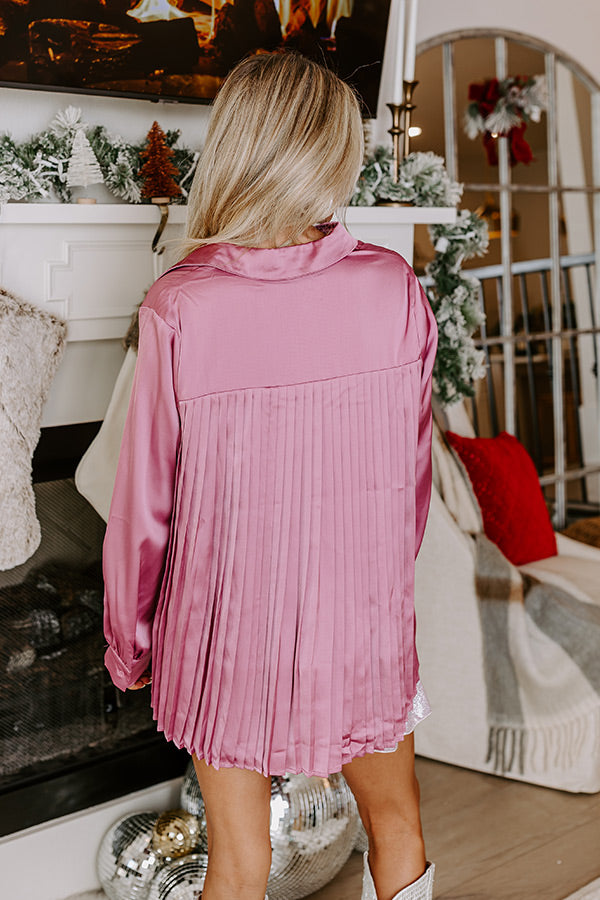 It's Giving Glamorous Satin Top Image - 4
