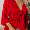 Sweet Sense Babydoll Top In Red Image - 1