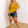 Call Me Yours Crochet Tank In Mustard Curves Image - 1